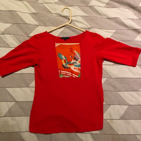 Custom Kimono Patch Shirt - Picture 1 of 3